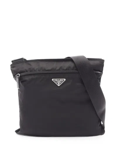 Pre-owned Prada 2000s Vela Sport Shoulder Bag In Black