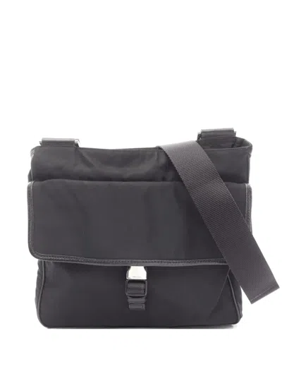 Pre-owned Prada 2000s Viaggio Shoulder Bag In Black