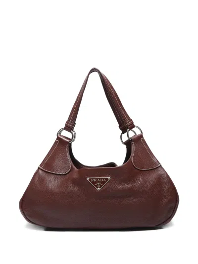 Pre-owned Prada 2002-2003 Vittelo Daino Shoulder Bag