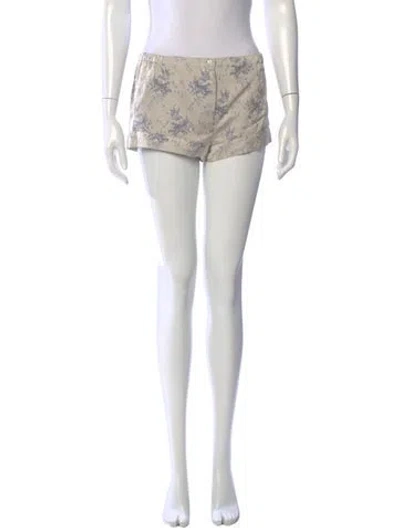 Pre-owned Prada 2002 Mini Shorts In Gray