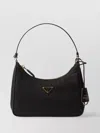 Prada Mini Bag Re-edition 2005 In Re-nylon And Saffiano In Black