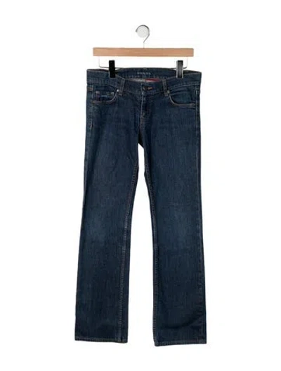 Pre-owned Prada 2006 Flared Jeans In Blue