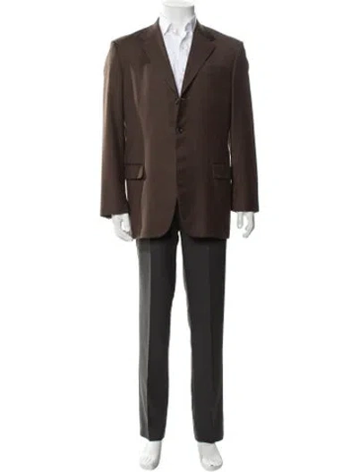 Pre-owned Prada 2007 Wool Blazer In Brown
