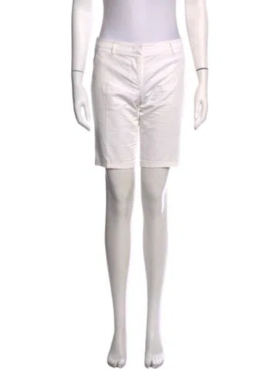 Pre-owned Prada 2008 Knee-length Shorts In White