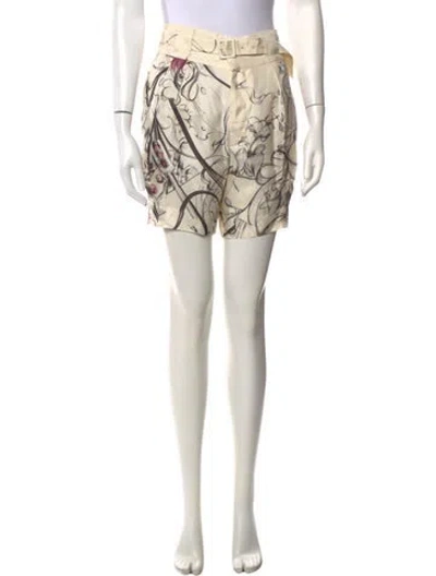 Pre-owned Prada 2008 Mini Shorts In Neutrals