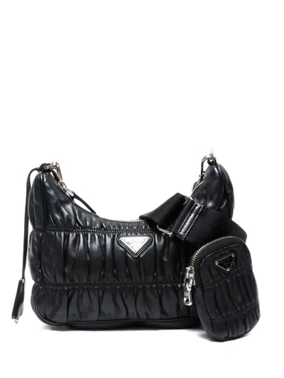Pre-owned Prada 2010-2020 Matelasse Shoulder Bag In Black