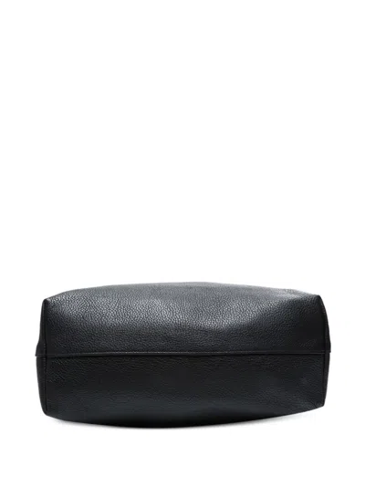 Pre-owned Prada 2010-2020s Two-way Leather Tote Bag In Black