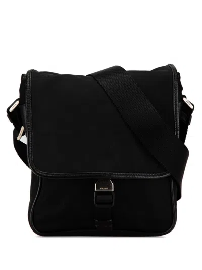 Pre-owned Prada 2010-2023 Tessuto Crossbody Bag In Black