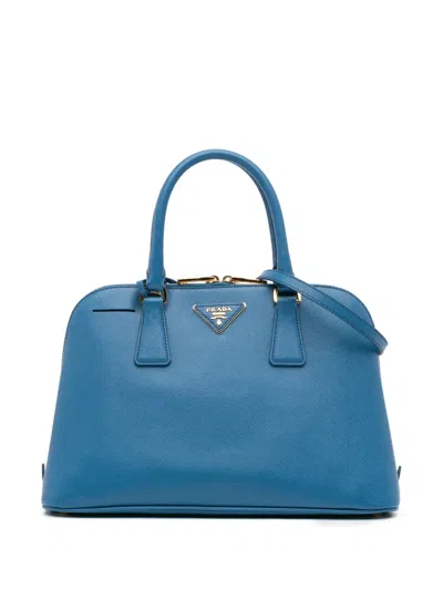 Pre-owned Prada 2010-2024 Medium Saffiano Lux Promenade Satchel