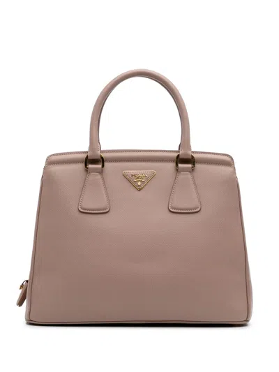 Pre-owned Prada 2010-2024 Saffiano Lux Parabole Tote Bag