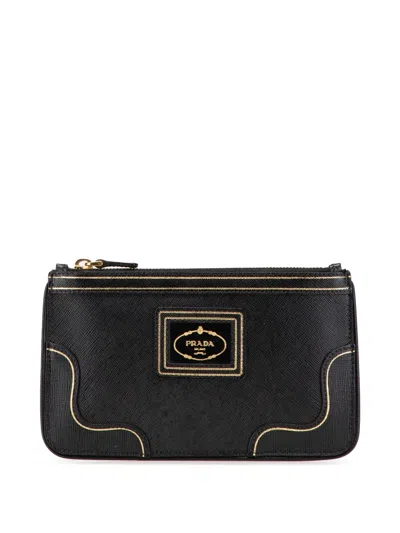 Pre-owned Prada 2010-2024 Saffiano Pouch