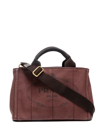 Pre-owned Prada 2010-2024 Small Canapa Tote Bag