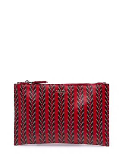 Pre-owned Prada 2010-2025 Printed Saffiano Clutch Bag