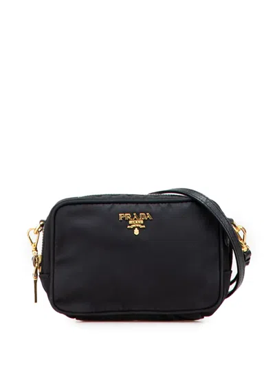 Pre-owned Prada 2010-2025 Tessuto Camera Bag Crossbody Bag In Black
