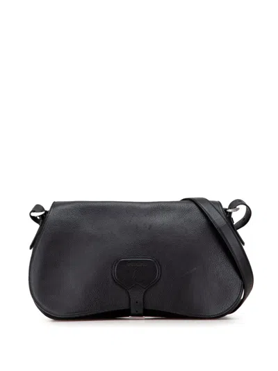 Pre-owned Prada 2010-2025 Vachetta Old Crossbody Bag In Black