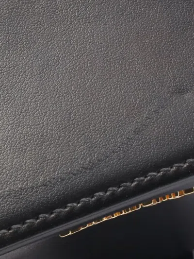 Pre-owned Prada 2010-2026 Leather Turn Lock Crossbody Bag In Black