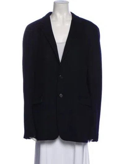 Pre-owned Prada 2010's Cashmere Blazer In Blue