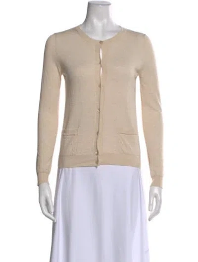 Pre-owned Prada 2010's Cashmere Sweater In Neutral