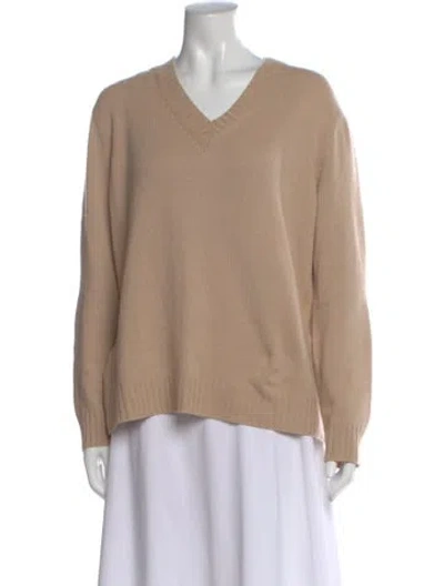 Pre-owned Prada 2010's Cashmere Sweater In Neutral