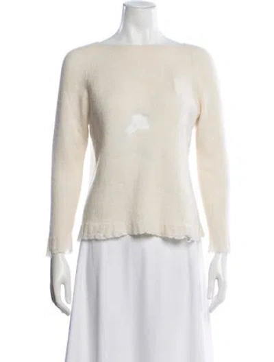 Pre-owned Prada 2010's Cashmere Sweater In Neutral