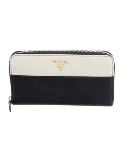 Pre-owned Prada 2010's Continental Wallet In Multi