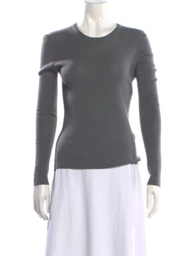Pre-owned Prada 2010's Crew Neck Sweater In Gray