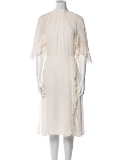 Pre-owned Prada 2010's Midi Length Dress In Neutral