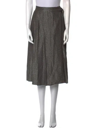 Pre-owned Prada 2010's Midi Length Skirt