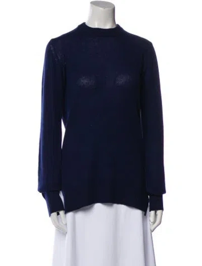 Pre-owned Prada 2010's Mock Neck Sweater In Blue