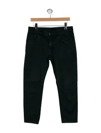 Pre-owned Prada 2010's Skinny Jeans In Green