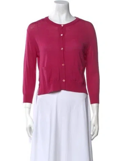 Pre-owned Prada 2010's Virgin Wool Sweater In Pink