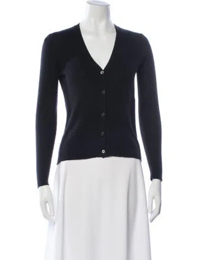 Pre-owned Prada 2010's V-neck Sweater In Blue