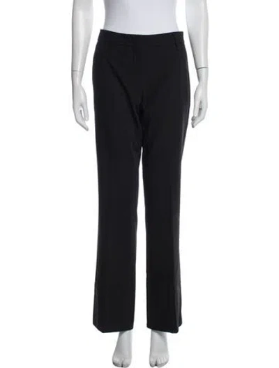 Pre-owned Prada 2010's Wide Leg Pants In Black
