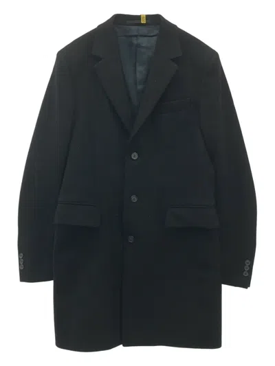 Pre-owned Prada 2010 Wool Coat In Black