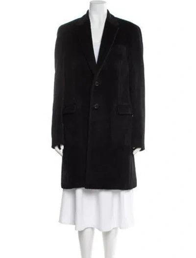 Pre-owned Prada 2010's Wool Peacoat In Black