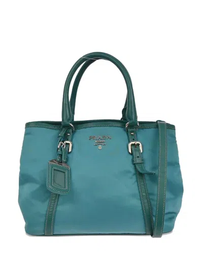 Pre-owned Prada 2010s 2way Tote Bag In Blue