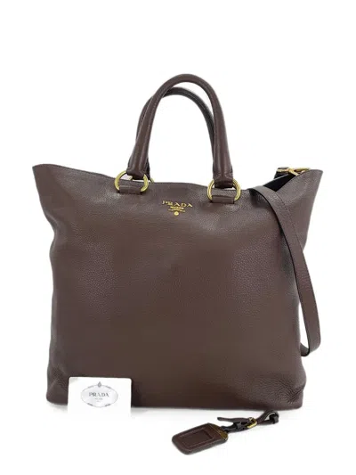 Pre-owned Prada 2010s 2way Tote Bag In Brown