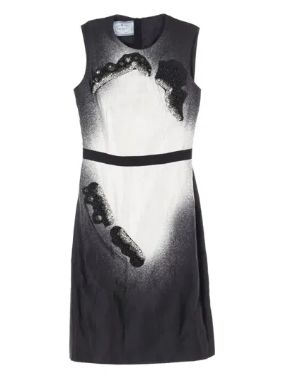 Pre-owned Prada 2010s Bijou Gradation Dress