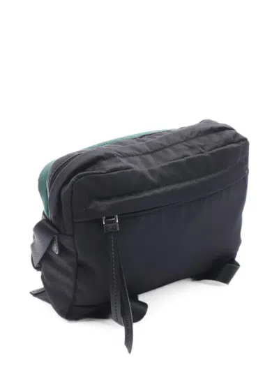 Pre-owned Prada 2010s Camouflage Shoulder Bag In Black