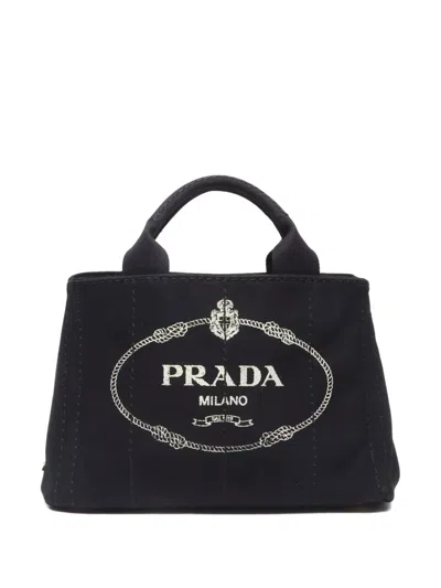 Pre-owned Prada 2010s Canapa Handbag