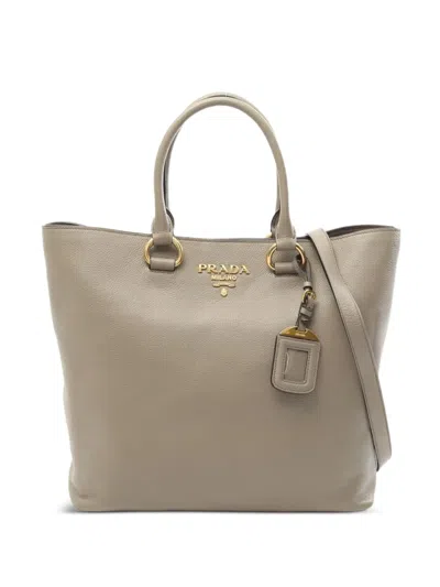 Pre-owned Prada 2010s Leather Two-way Handbag