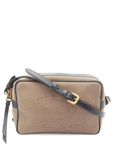Pre-owned Prada 2010s Logo-jacquard Shoulder Bag