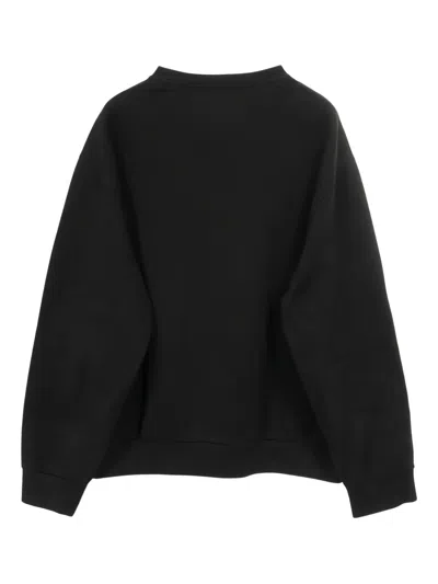 Pre-owned Prada 2010s Logo-plaque Sweatshirt In Black