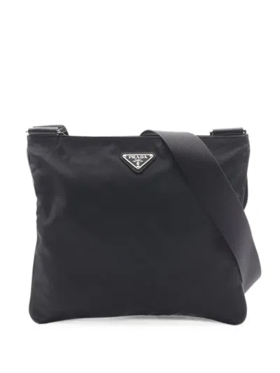 Pre-owned Prada 2010s Logo Shoulder Bag In Black