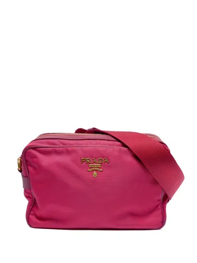 Pre-owned Prada 2010s Logo Shoulder Bag In Pink