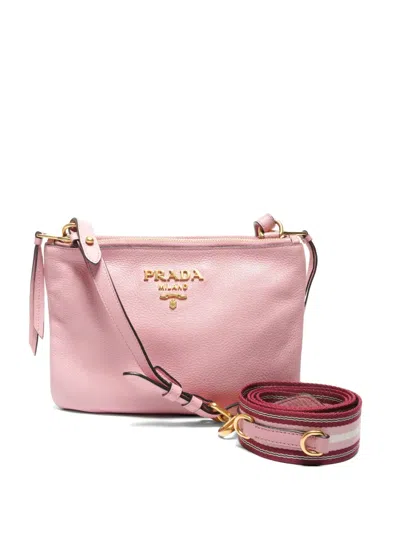 Pre-owned Prada 2010s Logo Shoulder Bag In Pink