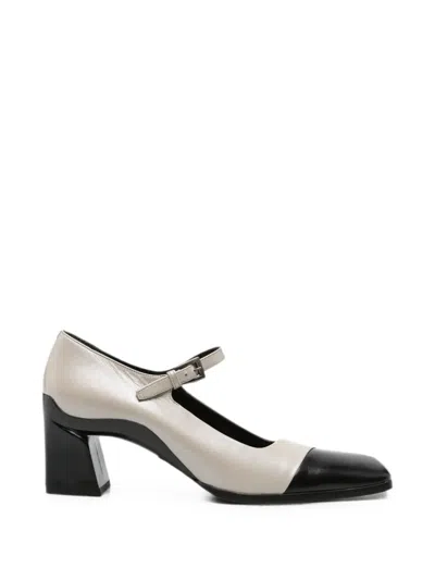 Pre-owned Prada 2010s Mary Jane Heeled Pumps In Gray