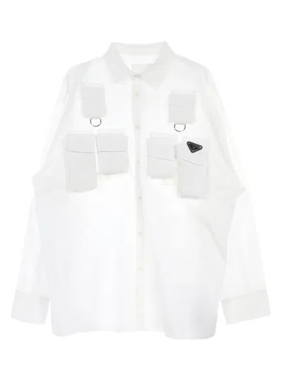 Pre-owned Prada 2010s Multi-pocket Shirt