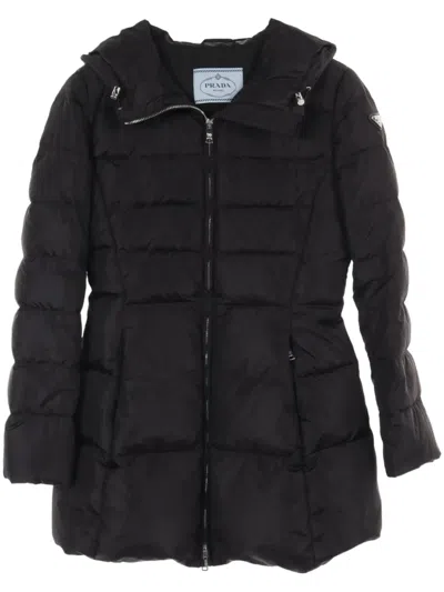 Pre-owned Prada 2010s Padded Coat In Black