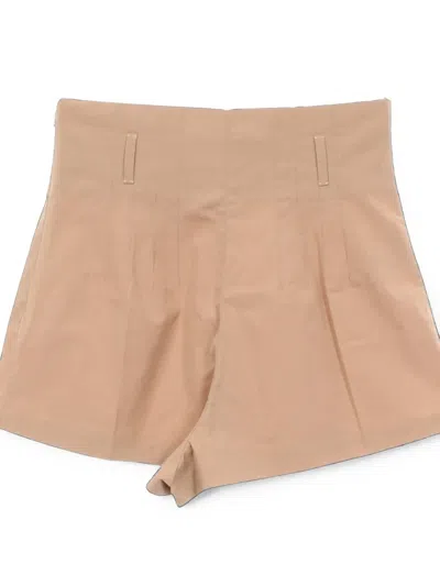 Pre-owned Prada 2010s Poplin Shorts In Neutrals